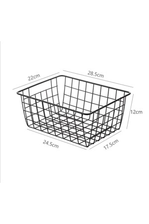 Lefi Home Mehrzweck-Korbbox aus Metall - 6