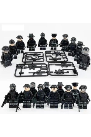 Legoedy Neues 10-teiliges Swat-Soldaten-Set, kompatibel mit Lego. Versand erfolgt wie auf dem Bild MARI840077 - 2