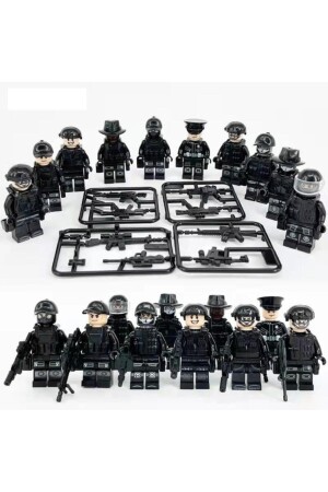 Legoedy Yeni 10 Lu Swat Asker Seti Lego Uyumlu Görsel Ile Aynı Gönderilir MARİ840077 - marimari