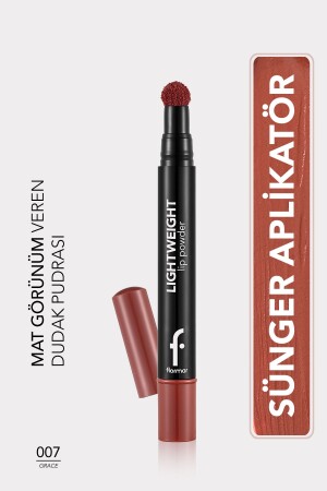 Leichter, matter Lippenpuder (Pfirsich) – Leichter Lippenpuder – 007 Grace – 8682536007498 - 2