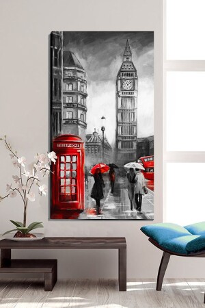 Leinwanddruck „London Telephone Booth“, 60 x 90 cm, LONDON012 - 1