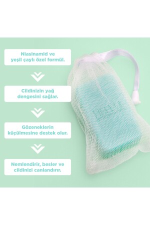 Leke Gidermeye & Canlandırmaya Yardımcı Niacinamide ve Yeşil Çay Özlü Lifli Sabun 140gr - 3