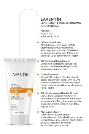 Leke Karşıtı - Aydınlatıcı ve Nemlendirici Yüksek Koruyucu Spf-50 Yüz ve Vücut Güneş Kremi 50 Ml - 7