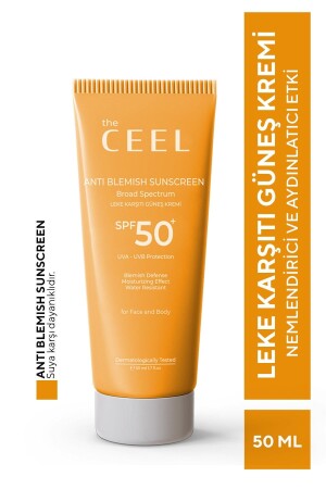 Leke Karşıtı Tüm Ciltler Için Yüksek Korumalı Spf 50- Güneş Kremi Glutatyon Etkili 50 ml - 1