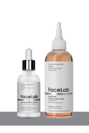 Leke Karşıtı Ve Cilt Tonu Eşitleyici Cilt Beyazlatıcı 2'li Bakım Seti (serum - Tonik) - Facelab