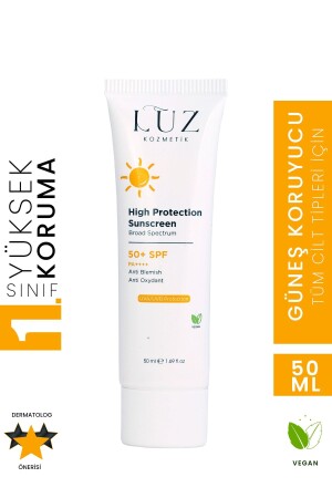 Leke Karşıtı ve Cilt Tonu Eşitleyici Yüksek Koruma Etkili SPF 50- Renkli Güneş Kremi - 2