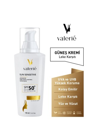 Leke Karşıtı Yüksek Korumalı Spf50- Yüz Ve Vücut Yaz Ve Kış Güneş Kremi 125 Ml Sun Sensetive - 2