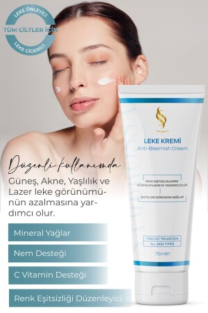 Leke Kremi C Vitamin Destekli Cilt & Vücut Kremi 75ml Renk Eşitsizliği Düzenleyici, Nemlendirici S.K.003.A - 3