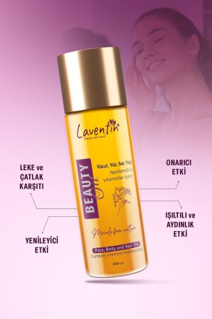 Leke Ve Çatlak Karşıtı Işıltı Verici Mucizevi Bakım Yağı 100ml (yüz-vücut-saç) Beauty Oil - 2