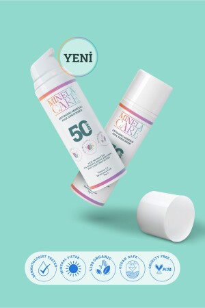 Leke Ve Yaşlanma Karşıtı Vitamin C Organik Mineral Filtreli Yüz Güneş Kremi Spf 50 70gr - 4