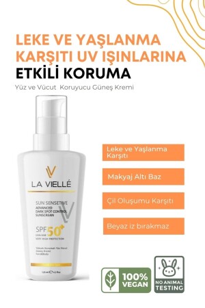 Leke Ve Yaşlanma Karşıtı Yüksek Koruyucu Spf 50- Yüz ve Vücut Güneş Kremi 125 Ml Yaz ve Kış Güneş Kremi - 1