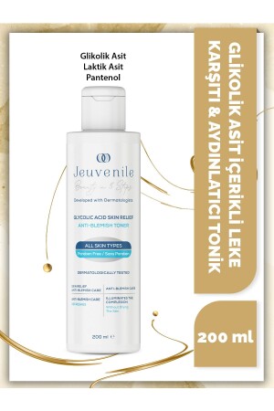 Glikolik Asit İçerikli Tonik - Leke Karşıtı, Aydınlatıcı (Glycolic Acid, Panthenol, Lactic Acid) 8682397030338 - 1