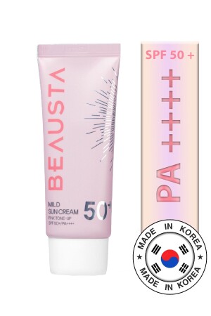 Lekeli Ve Yağlı Ciltler Ton Eşitleyici Mild Sun Pink Tone-up Güneş Kremi Spf50 -pa 50 ml TYCUVA8WON168721063605711 - 2