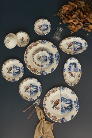 Leland Birdy 26-teiliges Frühstücks-/Servierset für 6 Personen 153. 03. 08. 2172 - Karaca