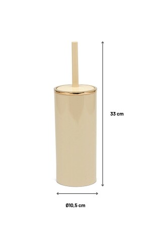 Lenox Toilettenbürste Beige Gold Farbe M-E34-09-A - 2