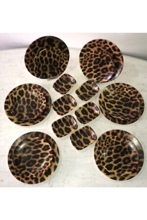 Leopard Frühstücksset 18-teilig AA0002 - 4