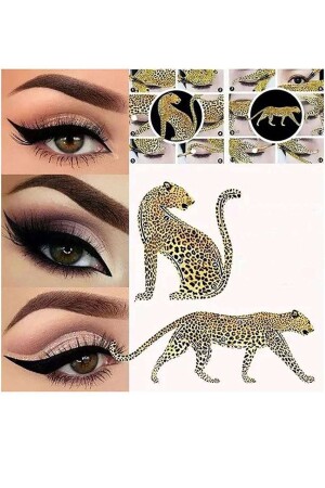 Leopard Liner Easy Eyeliner Eyeliner-Vorlage auftragen - 2