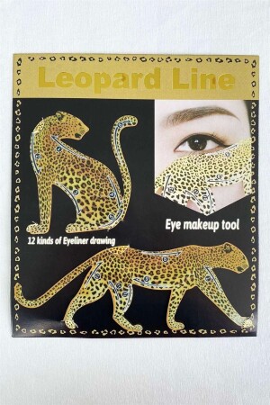 Leopard Liner Easy Eyeliner Eyeliner-Vorlage auftragen - 4