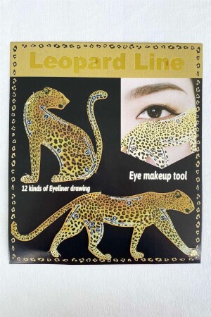 Leopard Liner Kolay Eyeliner Çekme Sürme Eyeliner Şablonu - 2