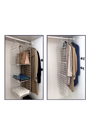 منظمة رفات البلاستيك البيضاء من خلال منظمة الخزانة - Lerato