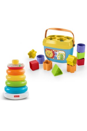 Lern- und Spaßspielzeugset Colorful Rings® und „Colorful Blocks®“ FWP37 - 1