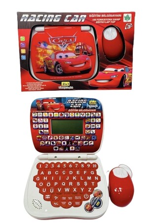 Lernlaptop 100 Funktionen Lightning Mcqueen Englischer und Türkischer Kindercomputer-rgl RGL336 - 2