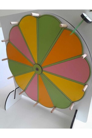 Lernspiel Fun Wheel - Buntes Glücksrad zum Schreiben/Löschen. Glücksrad-Spiel zum Schreiben und Löschen - 5