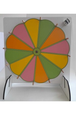 Lernspiel Fun Wheel - Buntes Glücksrad zum Schreiben/Löschen. Glücksrad-Spiel zum Schreiben und Löschen - 6