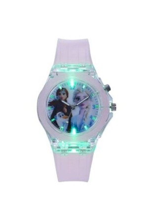 Leuchtende Prinzessin Elsa Anna Frozen Pink Color Mädchen-Armbanduhr in Uhrenbox elsaannapembeSCHULZZ - 1