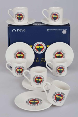 Li?sansli Fenerbahçe 6 Ki?şi?li?k Türk Kahvesi? Fi?ncan Takimi KSV-DLK-0050 - 3