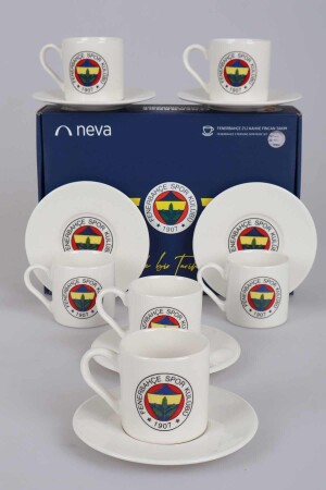 Li?sansli Fenerbahçe 6 Ki?şi?li?k Türk Kahvesi? Fi?ncan Takimi KSV-DLK-0050 - 4