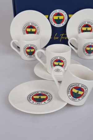 Li?sansli Fenerbahçe 6 Ki?şi?li?k Türk Kahvesi? Fi?ncan Takimi KSV-DLK-0050 - 6