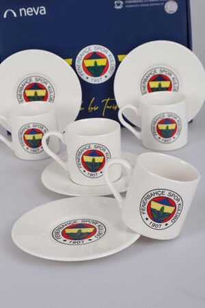 Li?sansli Fenerbahçe 6 Ki?şi?li?k Türk Kahvesi? Fi?ncan Takimi KSV-DLK-0050 - 7