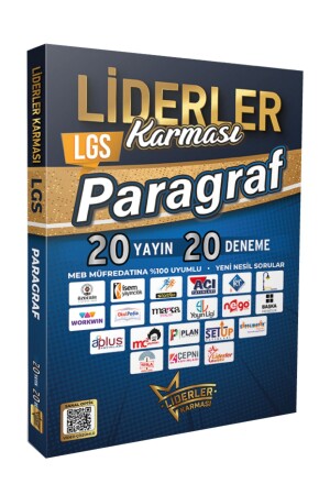 Liderler Karması 20 Farklı Yayınevinden 20 LGS Paragraf Deneme Seti - 2