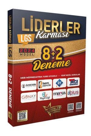 Liderler Karması 2024 Model 8 Farklı Yayınevinden LGS 8-2 Deneme Seti - Liderler Karmasi