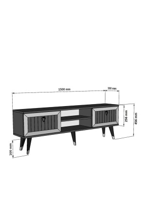 Lidya Tv Stand Antrasit-gümüş LİDYA - 8