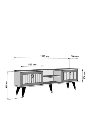 Lidya Tv Stand Beyaz-gümüş LİDYA - 9