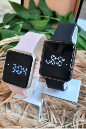 Liebhaberuhr LED-Bildschirm Paar Armbanduhren Valentinstag Geschenk Touchscreen-Uhr KTS0003 - 2