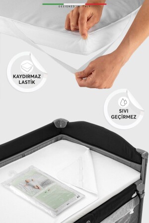 Life 70*110 Flüssigkeitsbeständiger, elastischer Matratzenschoner für Babybetten - 2