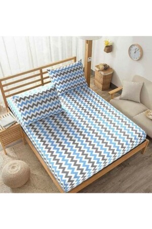 Life Battal Çift Kişilik Lastikli Çarşaf-2 Adet Yastık Kılıfı - Üntaş