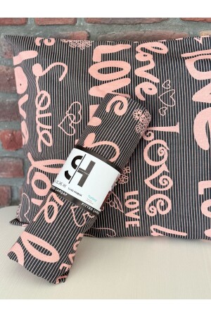 Life Happy Love Kolay Ütülenir Çift Kişilik Çarşaf Takımı 180x200 Cm - Sheri Home Tekstil