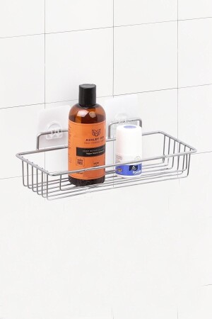 Lifetime Edelstahl-Badezimmer-Organizer, Shampoo-Halter, einstöckig, Duschregal, Chrom, Mkb-724, PRA-5200594-5816 - 2