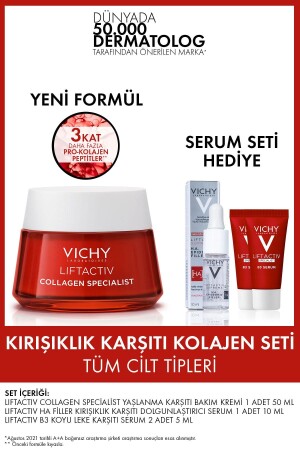 Liftactiv Collagen Specialist Kırışıklık Karşıtı Kolajen Seti - 3