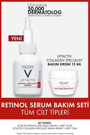 Liftactiv Retinol Specialist Derin Kırışıklık Karşıtı Serum 30ml - Collagen Specialist Kolajen - Vichy