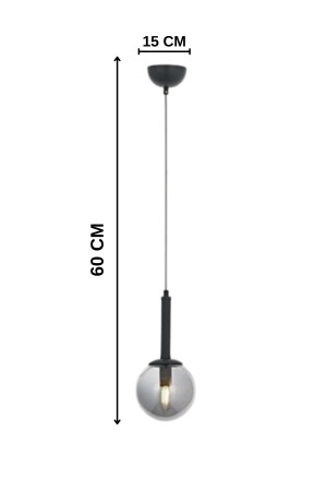 Lighting Klass Pendelleuchte, einzelner Kronleuchter – Schlafzimmer – Wohnzimmer – Küche – Flur AVS0414 - 4