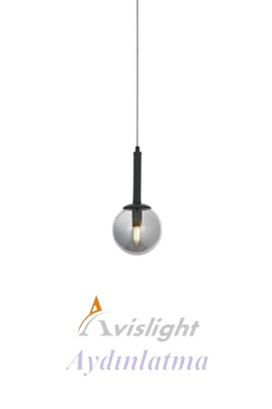 Lighting Klass Pendelleuchte, einzelner Kronleuchter – Schlafzimmer – Wohnzimmer – Küche – Flur AVS0414 - 5