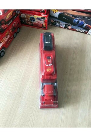 Lightning Mcqueen Toy Mc Truck UTOYS Truck mit 2 Autos mit aufklappbaren Abdeckungen - 8