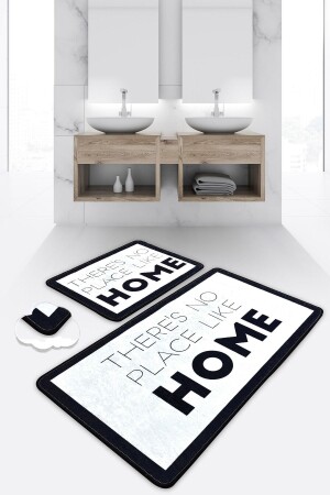 Like Home Djt 2 Li Set Banyo Halısı Paspas Seti - 1