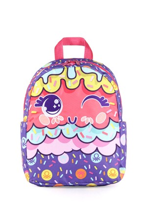 Lila Baby-Rucksack für Mädchen BENETTON 3677 - 3