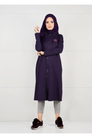 Lila Damen-Sportjacke mit Reißverschluss T 0841 - 3